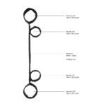Ouch Spreader Bar with Hand and Ankle Cuffs - Ultimate Bondage Restraint for Enhanced Pleasure - Image 3