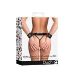 Vintage Ouch Old School Tattoo Printed Hand Cuffs with Handle - Unique BDSM Accessory - Image 4