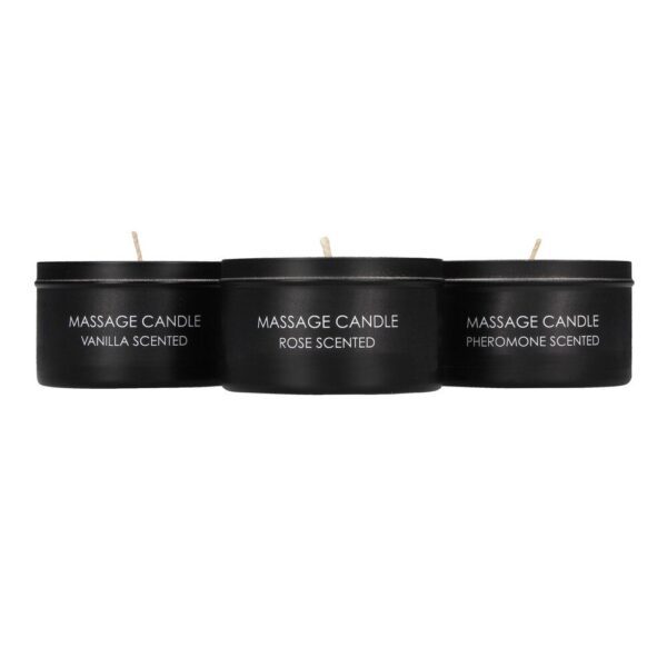 Relax and Rejuvenate: Ouch Set of 3 Aromatherapy Massage Candles