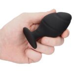 Ouch Silicone Swirled Butt Plug Set - Black | Premium Anal Toys for Ultimate Pleasure - Image 2