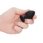 Ouch Silicone Swirled Butt Plug Set - Black | Premium Anal Toys for Ultimate Pleasure - Image 4