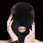 Ouch Velvet Mask with Mouth Opening - Comfortable and Stylish Face Covering - Image 3