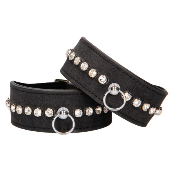 Stylish Ouch Diamond Studded Ankle Cuffs for Ultimate Fashion Statement