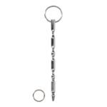 Ouch Urethral Sounding Steel Dilator with Ring - Premium Pleasure Tool for Intense Sensation
