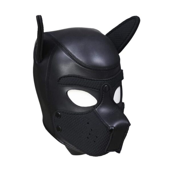 Neoprene Puppy Mask for Puppy Play – Comfortable & Adjustable Pup Hood