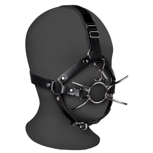 Ouch Xtreme Head Harness with Spider Gag & Nose Hooks - Ultimate Bondage Gear for Enhanced Sensation