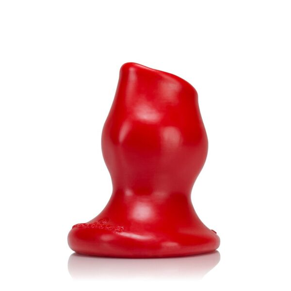 Oxballs Medium Hollow Butt Plug in Red - Perfect for Enhanced Pleasure