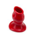 Oxballs Medium Hollow Butt Plug in Red - Perfect for Enhanced Pleasure - Image 2