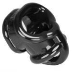 Oxballs Black Ballsling with Ballsplitter Cock Ring - Ultimate Comfort & Support - Image 2