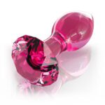 Icicles No.79 Pink Crystal Glass Butt Plug - Elegant and Sensual Pleasure Toy