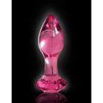 Icicles No.79 Pink Crystal Glass Butt Plug - Elegant and Sensual Pleasure Toy - Image 3