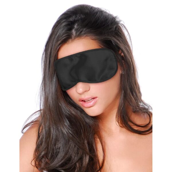 Fetish Fantasy Series Black Satin Love Mask for Sensual Play