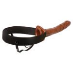 Fetish Fantasy 10 Inch Chocolate Dream Hollow Strap-On - Ultimate Pleasure for Couples - Image 3