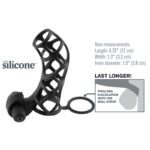 Fantasy Xtensions Silicone Extreme Power Vibrating Cock Cage - Ultimate Pleasure & Control - Image 3