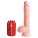 King Cock Plus 10 Inch Triple Density Realistic Dildo with Balls - Ultimate Pleasure Toy - Image 3