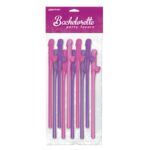 Fun Bachelorette Party Favors: 10 Pink & Purple Pecker Straws