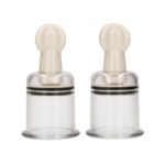 Enhance Sensation with the Large Pumped Nipple Suction Set - Perfect for Pleasure