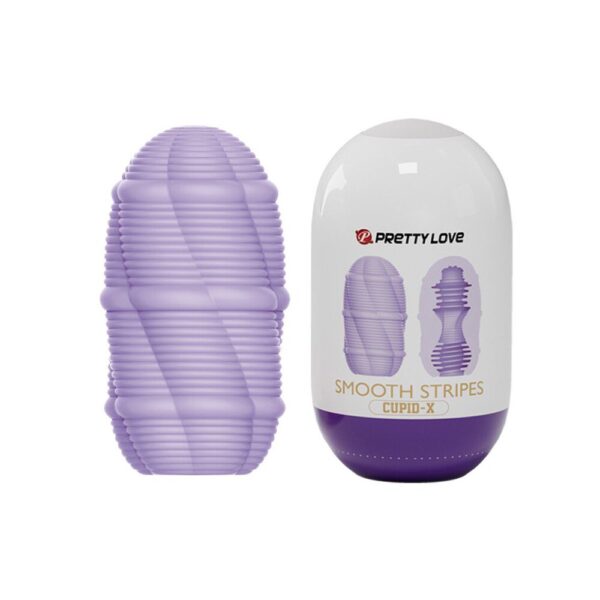 Pretty Love Cupid X Smooth Stripes Masturbator - Ultimate Pleasure Toy for Enhanced Intimacy
