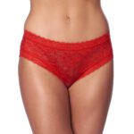Romantic Red Open Back Briefs for Seductive Style and Comfort - Image 2