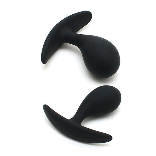 R2530x Copenhagen Black Duo Anal Plug Set - Premium Silicone Pleasure for Couples - Image 1