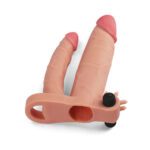 Lovetoy 1 Inch Vibrating Double Pleasure Extender for Ultimate Intimacy - Image 2