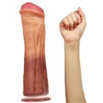 Lovetoy 12 Inch Dual Layered Silicone Horse Cock - Realistic Pleasure for Ultimate Satisfaction - Image 3