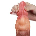 Lovetoy 7 Inch Dual Layered Silicone Cock - Realistic Pleasure for Ultimate Satisfaction - Image 2