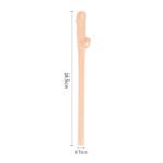 Lovetoy Pack of 9 Flesh Pink Willy Straws - Fun Party Accessories - Image 2