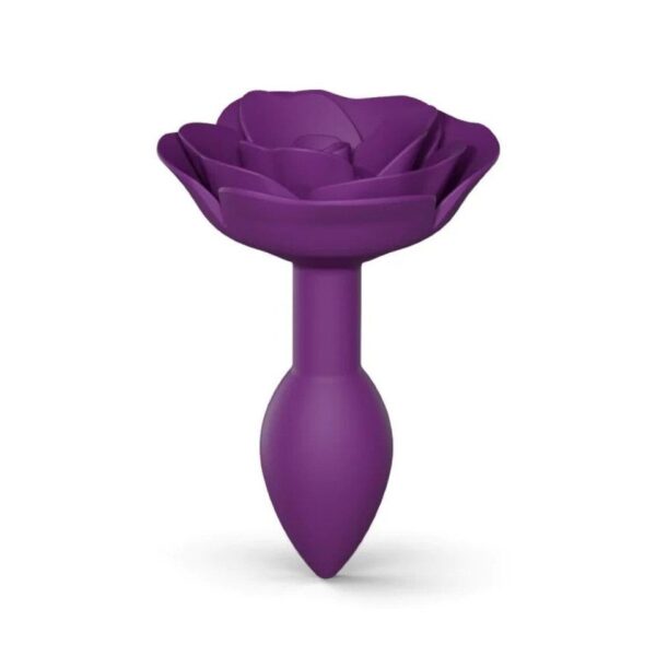 Love To Love Open Rose Small Butt Plug - Elegant Pleasure for Intimate Moments