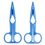 Blue Scissor Nipple Clamps for Enhanced Sensation and Playful Pleasure - Image 2