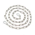 Durable 200cm Chain with Hooks - Heavy-Duty Versatile Solution for Secure Lifting and Tying