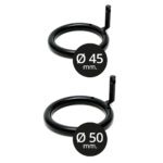 Secure Your Desires: Opening Metal Male Chastity Device with Dual Padlocks - Image 5