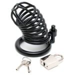 Premium Metal Male Chastity Device with Secure Padlock - Ultimate Control & Comfort - Image 3