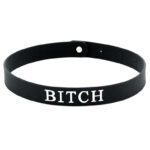 Stylish Black Silicone Bitch Collar - Durable, Comfortable, and Chic Pet Accessory - Image 3