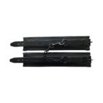 Rouge Black Padded Leather Ankle Cuffs for Ultimate Comfort and Style - Image 2