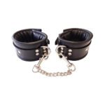 Rouge Garments Padded Black Wrist Cuffs for Ultimate Comfort and Style