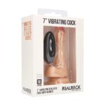 RealRock 7 Inch Realistic Vibrating Cock with Scrotum - Ultimate Pleasure Toy - Image 3