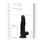 RealRock 8 Inch Realistic Vibrating Cock with Scrotum - Ultimate Pleasure Toy - Image 4