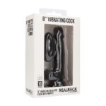 RealRock 8 Inch Realistic Vibrating Cock with Scrotum - Ultimate Pleasure Toy - Image 5