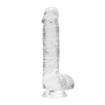 RealRock 6 Inch Transparent Realistic Crystal Clear Dildo - Ultimate Pleasure Toy