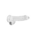 RealRock 6 Inch Transparent Realistic Crystal Clear Dildo - Ultimate Pleasure Toy - Image 3