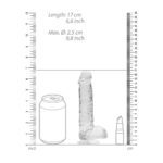 RealRock 6 Inch Transparent Realistic Crystal Clear Dildo - Ultimate Pleasure Toy - Image 4