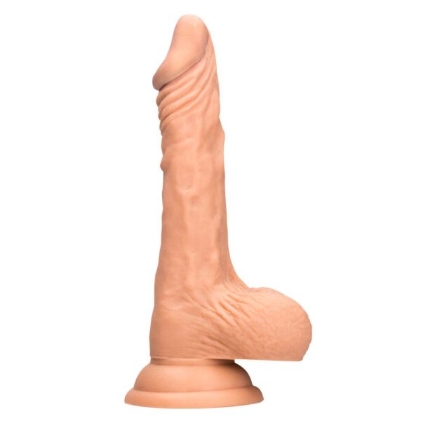 RealRock 10 Inch Realistic Dong with Testicles - Flesh Color Adult Toy