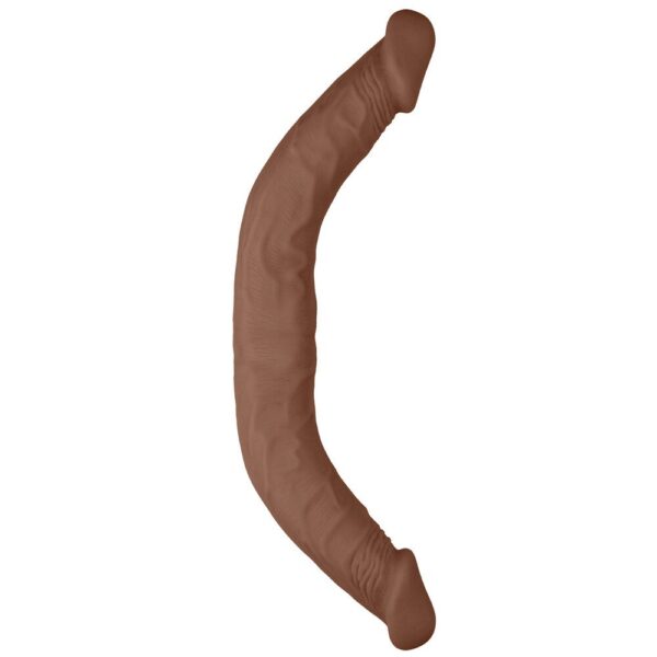RealRock 18 Inch Double Dildo - Flesh Tan Realistic Dual Action Pleasure Toy