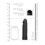 RealRock 7 Inch Black Penis Sleeve - Enhance Pleasure & Performance - Image 2
