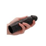 RealRock 7 Inch Black Penis Sleeve - Enhance Pleasure & Performance - Image 4