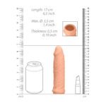 Realrock 6 Inch Flesh Pink Penis Sleeve - Enhance Your Pleasure - Image 2