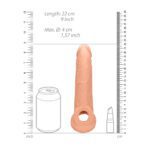 RealRock 9 Inch Flesh Pink Penis Sleeve - Ultimate Realistic Enhancement - Image 2