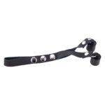 Red Leather Ball Stretcher with Weights - 2 x 50g for Enhanced Comfort and Performance