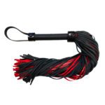Rouge Garments Leather Croc Print Flogger - Premium BDSM Accessory for Ultimate Pleasure